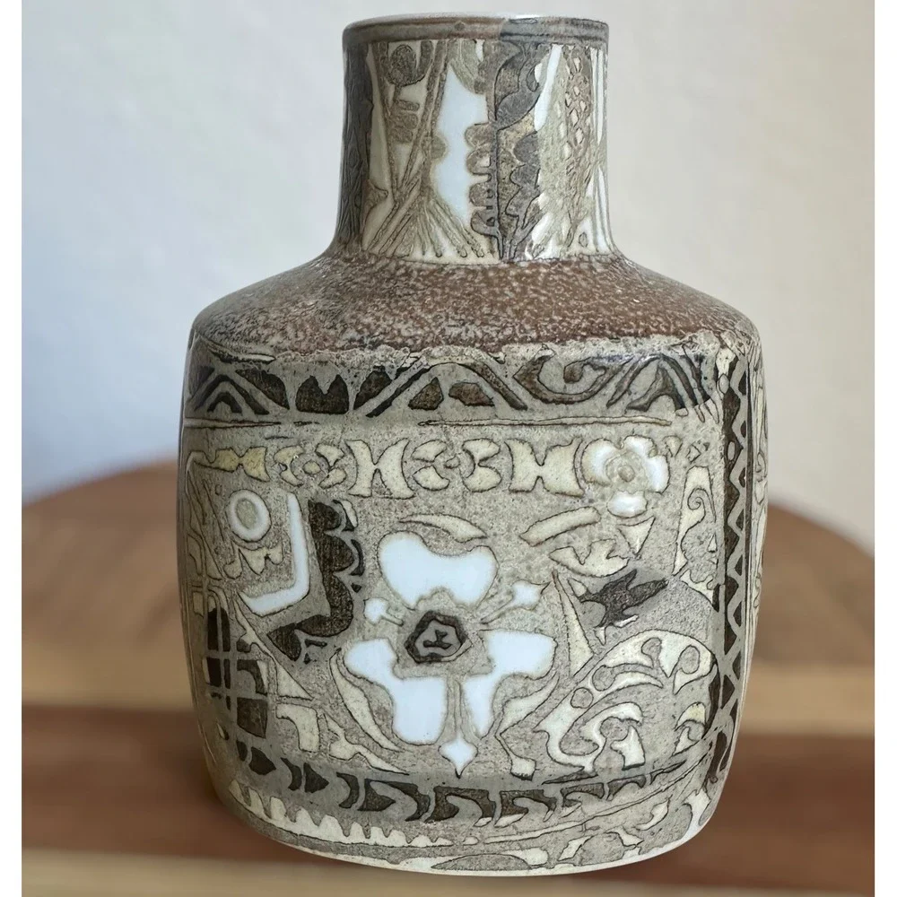Baca Fajance‎ 719-31207 Fish Vase 5.1 Inch Nils Thorsson for Royal Copenhagen